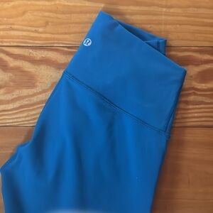 Size XS Lululemon Teal Blue Leggings like new no size listed